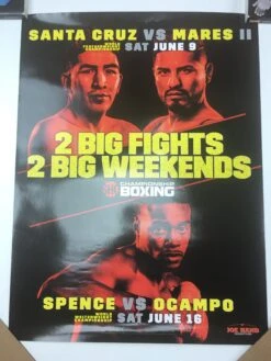 Boxing - 2018 Santa Cruz Vs Mares II, Spence Vs Ocampo -Soldout Posters image 7f1482bd ff3a 4791 93ca 0d4acd141dc8