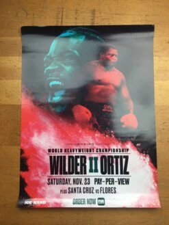 Boxing - 2019 Poster Wilder Vs Ortiz 2 -Soldout Posters image 801559e6 af22 4073 85d3 7b4c1353301a