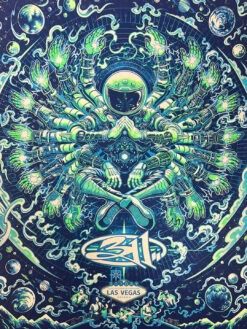 311 - 2022 Miles Tsang Poster Las Vegas, NV Grassroots Green