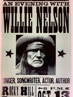 Willie Nelson - 2005 Franks Brothers Poster Smithville, Texas