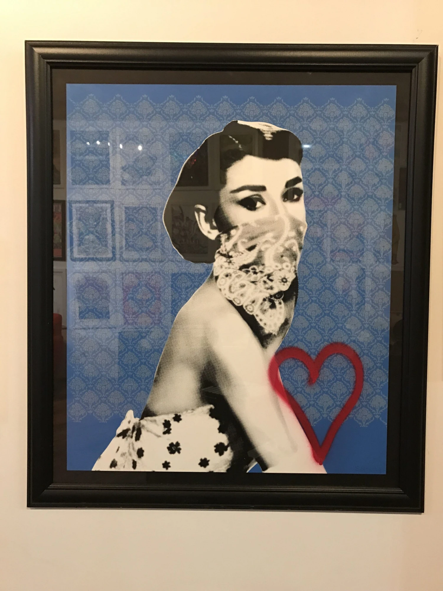 IDOLS: Audrey - 2016 Static Poster FRAMED Hepburn Street Art Graffiti, UK 4 IDOLS: Audrey - 2016 Static Poster FRAMED Hepburn Street Art Graffiti, UK - Image 2