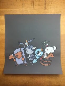 Four Fuzzy Horsemen - 2007 Mike Budai Artist Proof -Soldout Posters image 83300656 803f 4119 be12 c3e6cbc08f7f