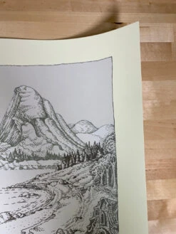 The Mountain Lake - 2021 David Welker Poster, Art Print Variant -Soldout Posters image 83e08489 f6aa 4d1a bcba 503d93395ccd