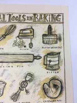 Essential Tools In Baking - 2012 Dan Grzeca Poster Art Print -Soldout Posters image 84cbe4d1 a645 4109 bbb8 c80542937501