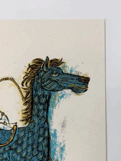 Tiny Cowboy - 2009 Dan Grzeca Poster Art Print BLUE 21/200 -Soldout Posters image 880ef971 90de 4452 bf02 4373eda5818a