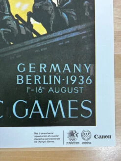 Canon Olympic Commemorative Series 1984 - Poster 1936 Berlin -Soldout Posters image 88965d37 a442 4800 b8e5 4a46f6ff9540