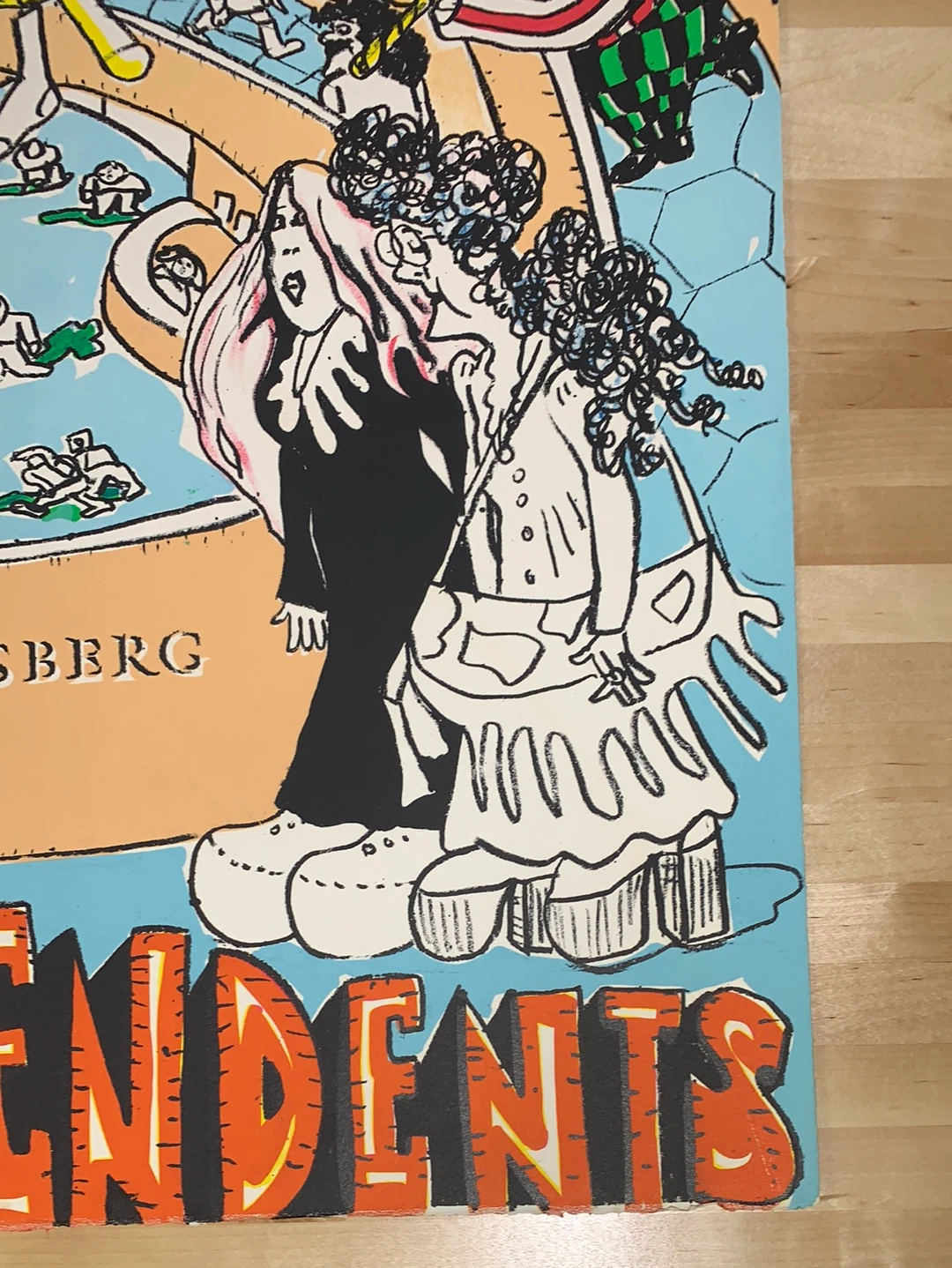 The Guggenheim - 1972 Red Grooms Art Print Poster Original Vintage 7 The Guggenheim - 1972 Red Grooms Art Print Poster Original Vintage - Image 5