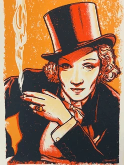 Marlene - 2015 Lars P Krause Poster Print Hollywood Icon Pin-Up's