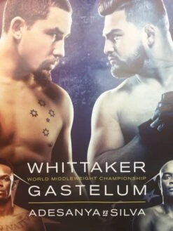 UFC 234 2019 Poster Whittaker Vs Gastelum & Adesanya Vs Silva -Soldout Posters image 8ea5c98a bfcc 40c2 9037 909c746d4c5b