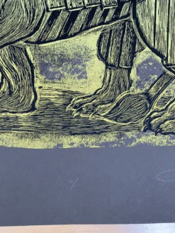 Serengeti Ghost - 2009 Dan Grzeca Poster Art Print Dark Brown -Soldout Posters image 91d42331 01e4 4db5 a705 e5421309313b