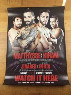 Lucas Matthysse Vs Tewa Kiram - 2018 Boxing Poster Welterweight World Championsh -Soldout Posters image 93dd6e3c 2f08 40e6 9eb0 7ef2cadafcce