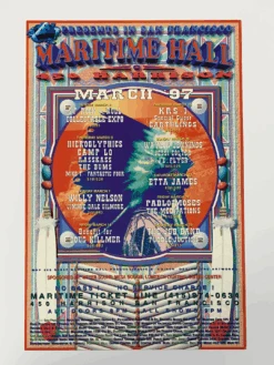 MHP 28 Willie Nelson - 1997 Poster Maritime Hall San Fran 1st -Soldout Posters image 93f9082b a487 4919 9eb6 48261c900544