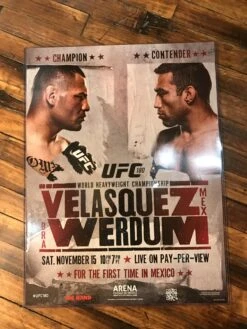 UFC 180 - 2014 Poster Velasquez Vs. Werdum Mexico PPV -Soldout Posters image 93f9d3b9 2855 4c5f 8a1a f768dd697a41