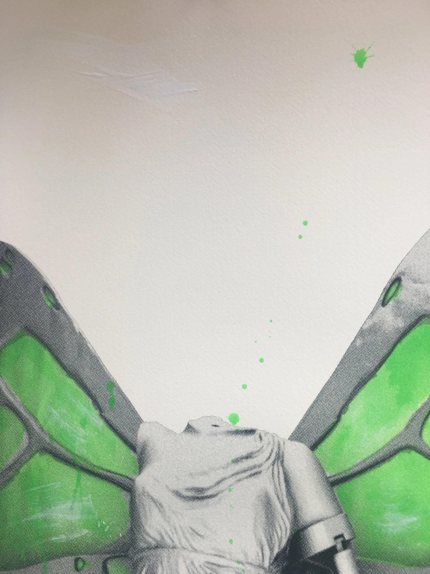 Victory - Ludo 2016 Lithograph Poster Signed/numbered Hand Finished 5 Victory - Ludo 2016 Lithograph Poster Signed/numbered Hand Finished - Image 3