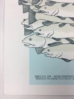 Flatstock 43 - 2014 Justin Santora Poster Austin, TX Austin Convention Center -Soldout Posters image 9995f35f 7003 498d 95da 2a80f74d2475