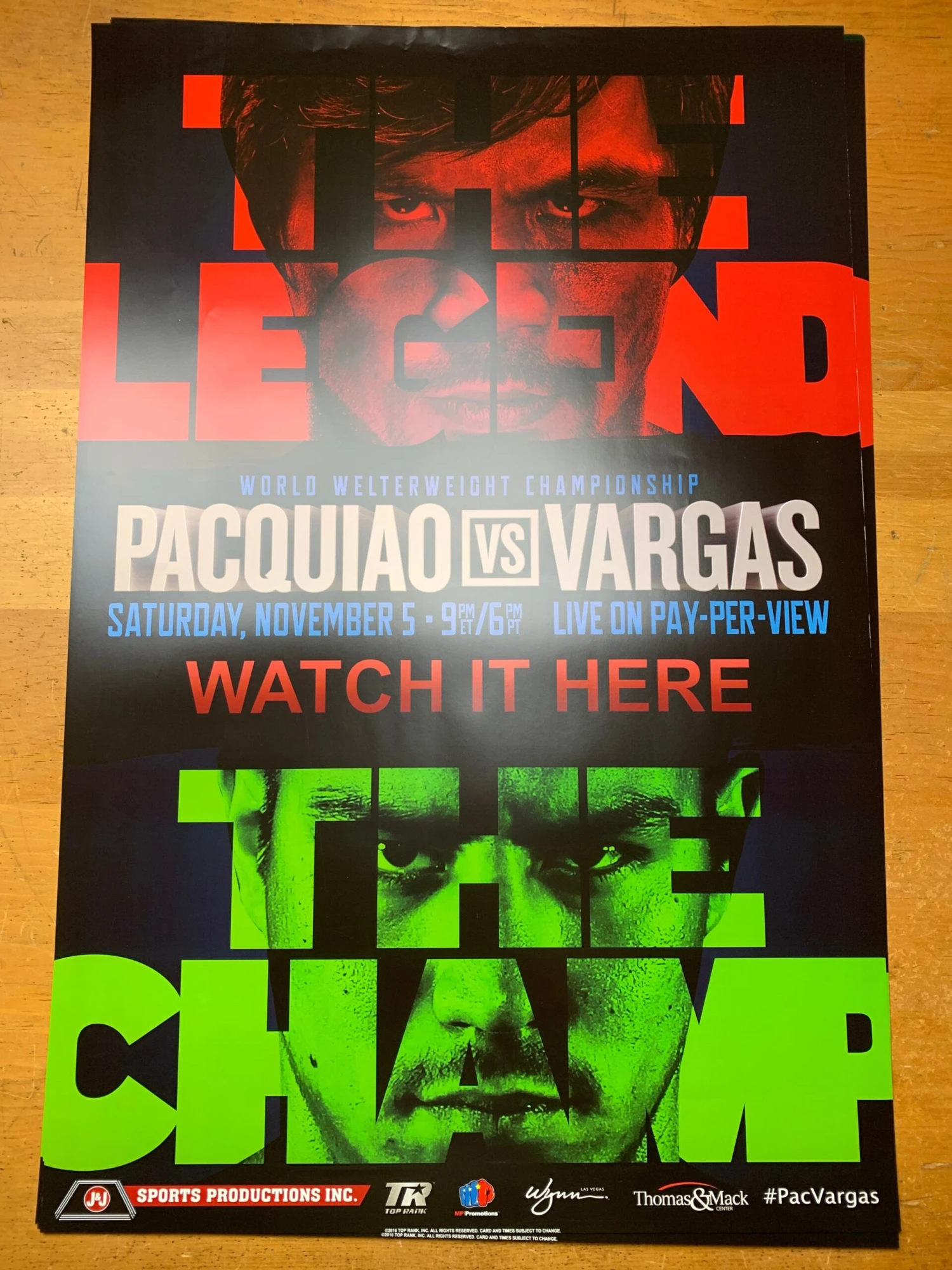 Manny Pacquiao Vs. Vargas - Poster Print Boxing 4 Manny Pacquiao Vs. Vargas - Poster Print Boxing - Image 2