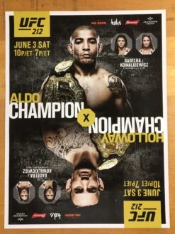 UFC 212 Poster - Aldo Vs Holloway -Soldout Posters image 9b955fec 4ec2 4295 8e03 c2debde33b3e