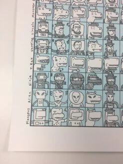 Official Creebobby Comics Archetype Times Table - 2009 Jacob Borshard Poster Art -Soldout Posters image 9cba0d38 e4a5 461c 8e39 357e7dcc8ec4