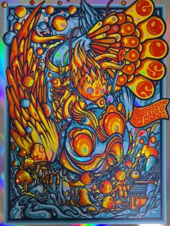 Goose - 2022 Drew Millward Poster FOIL Red Rocks Morrison, CO