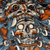 Bali Skull - 2009 Jeral Tidwell Poster Art Print 1st Edition -Soldout Posters image 9f2db33c bc9f 4d48 b324 103c35171127