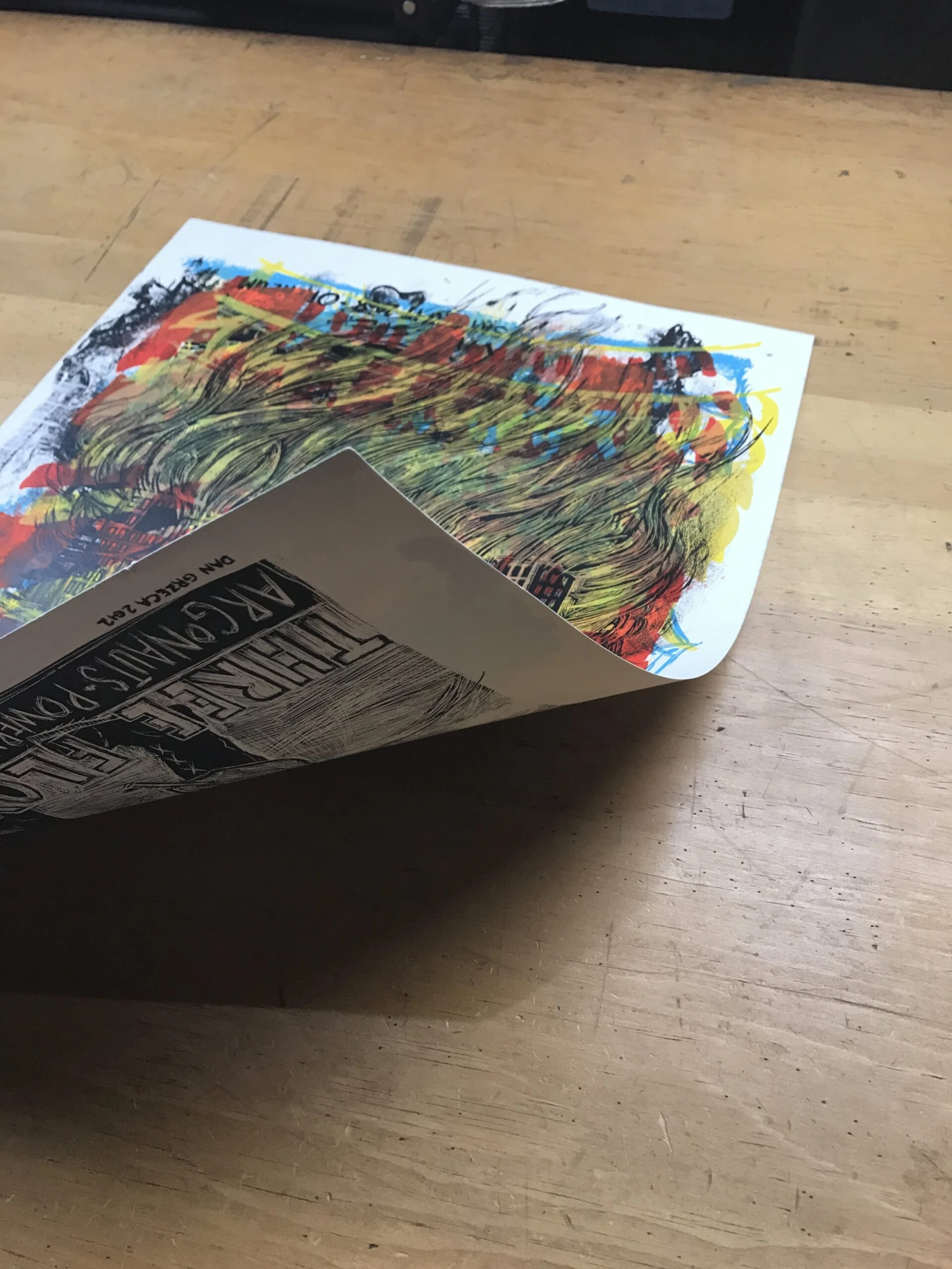 Phish - 2011 Dan Grzeca Poster Chicago, IL UIC TEST Print 4 Phish - 2011 Dan Grzeca Poster Chicago, IL UIC TEST Print - Image 2