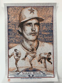 Nolan Ryan - 2015 David Welker Poster FugScreens Studios Variant -Soldout Posters image a0e1a341 102d 4396 b0d4 95fec1646207