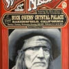 Willie Nelson - 2017 Mattole River Studios Poster Bakersfield, CA