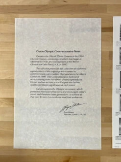 Canon Olympic Commemorative Series 1984 - Poster 1960 Rome -Soldout Posters image b06faa65 cc05 4c27 83af 79657c936334