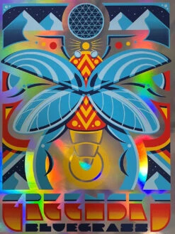 Greensky Bluegrass - 2022 Mike Tallman Poster Denver, CO FOIL