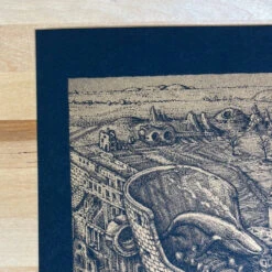 The City Was The Song - 2022 David Welker Poster, Art Print (Gold) -Soldout Posters image b5de091c d6d5 4cd1 af99 2a638a543835