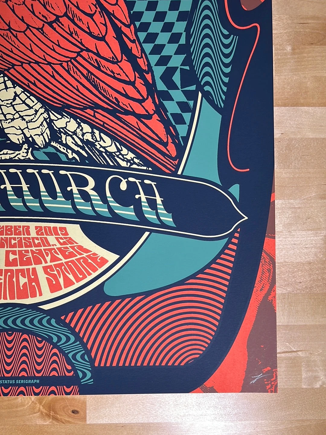 Eric Church - 2019 Status Serigraph Poster San Francisco, CA 2 7 Eric Church - 2019 Status Serigraph Poster San Francisco, CA 2 - Image 5