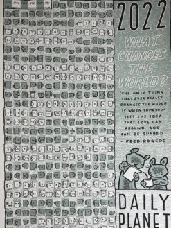 What Changes The World Calendar - 2022 Jay Ryan Art Print Fred Rogers