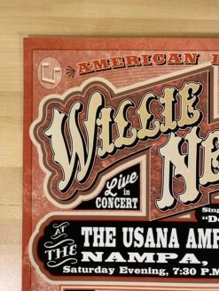 Willie Nelson - 2015 Franks Brothers Poster Nampa, Idaho -Soldout Posters image b6f6bac7 7145 4ba5 87c2 1c5ab95a7ed9