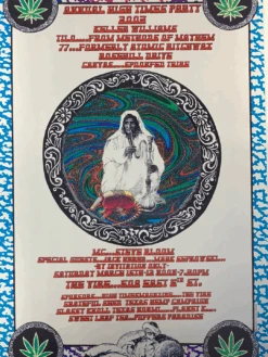 High Times Party - 2003 Brian Salvador Curley Poster Austin, TX