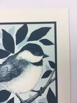 Black Capped Chickadee (Poecile Atricapillus) - 2015 Justin Santora Poster Art P -Soldout Posters image be832938 a6b4 494d 8a2a 4bd8c7a76c32