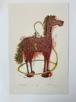 Tiny Cowboy - 2009 Dan Grzeca Poster Art Print PINK 21/200 -Soldout Posters image c1899540 494a 4406 9087 58969877f701