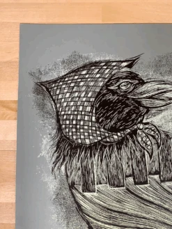 Rural Corvus - 2009 Dan Grzeca Poster Art Print Asphalt Grey -Soldout Posters image c25b1463 cf0d 4dcf 9700 7368990edac8