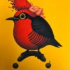 Fat Bird - 2020 Mike Mitchell Poster Yellow Fronted Woodpecker Yellow Variant -Soldout Posters image c4e4f170 e05b 4480 8fef e734f064e250