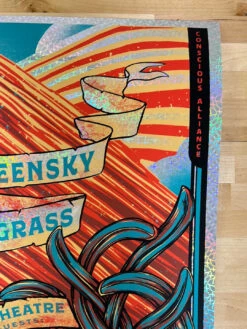 Greensky Bluegrass - 2022 Half Hazard Poster K FOIL Red Rocks Morrison, CO -Soldout Posters image c85f2b77 5474 4a08 bf58 4d8c55a735ac