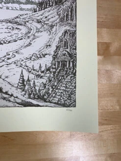 The Mountain Lake - 2021 David Welker Poster, Art Print Variant -Soldout Posters image cdc13bf5 6952 4e78 a375 9b7bd01db4b5