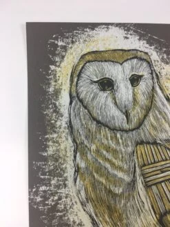 Reconstructed Barn Owl - 2013 Dan Grzeca Poster Art Print Charcoal Brown -Soldout Posters image ce8d5a0d 106b 46a0 95b8 916c7fffa036