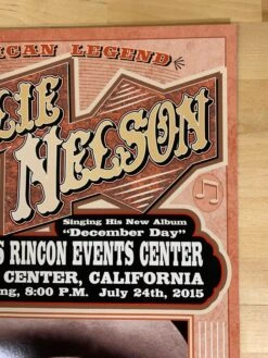 Willie Nelson - 2015 Franks Brothers Poster Valley Center, CA Harrah's -Soldout Posters image cef4c1e0 1f17 433c b482 423c7e2ade56
