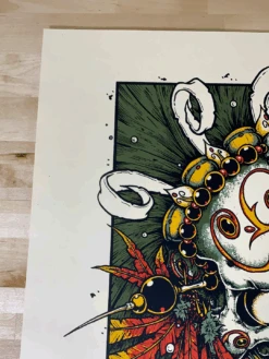 Thai Skull - 2009/2010 Jeral Tidwell Poster Art Print 1st Edition -Soldout Posters image cf07c813 9338 4e08 a986 383f9865ebbe