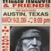 Willie Nelson - 2004 Franks Brothers 3/19-20 Poster Austin, TX -Soldout Posters image d5b4c99c 73bc 40f3 a0e9 7052559791cb
