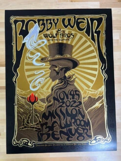 Bob Weir & Wolf Brothers - 2022 Richard Biffle Poster Denver, CO -Soldout Posters image d79027ba c133 45eb a493 e3a3c814fe0f