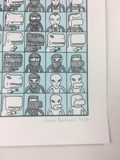 Official Creebobby Comics Archetype Times Table - 2009 Jacob Borshard Poster Art -Soldout Posters image d86ec86f e63d 4415 aaee b58a429bc817