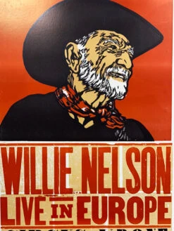 Willie Nelson - 2010 Hatch Show Print 6/21 Poster Munchen, Deutschland