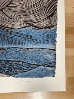 Ash - 2009 Dan Grzeca Poster Art Print Blue/Silver -Soldout Posters image db61b0f1 3755 4152 bf7a 4223d49599f2