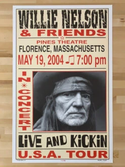 Willie Nelson - 2004 Franks Brothers 5/19 Poster Florence, MA -Soldout Posters image e3593895 6117 4241 9e63 a5666d97c733