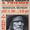 Willie Nelson - 2004 Franks Brothers 6/24 Poster Muskegon, MI -Soldout Posters image e4278119 22c0 4a4c 9f59 440a7e4ef81f